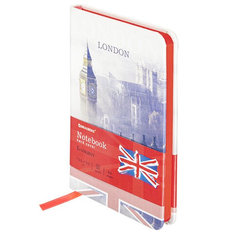 Блокнот А6 Brauberg Vista London 80 листов, клетка 112092 цена за 2 шт , 